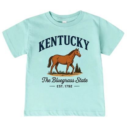 Kentucky Vacation Kids Tshirt, Louisville Lexington Bowling Green Family Trip Shirt