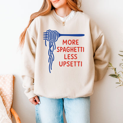 More Spaghetti Less Upsetti Kids Shirt