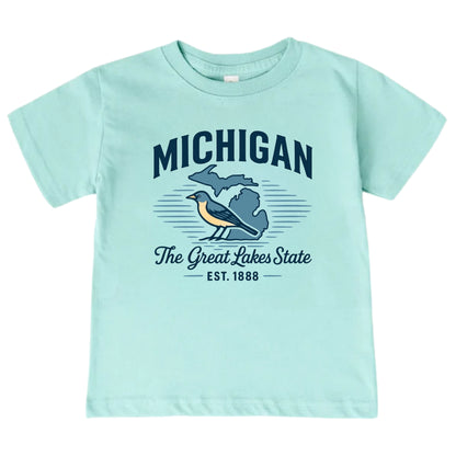 Michigan Vacation Kids Tshirt