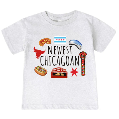 Newest Chicagoan ONESIE ®, Baby Bodysuit for Boys Girls, Illinois Newborn Gift