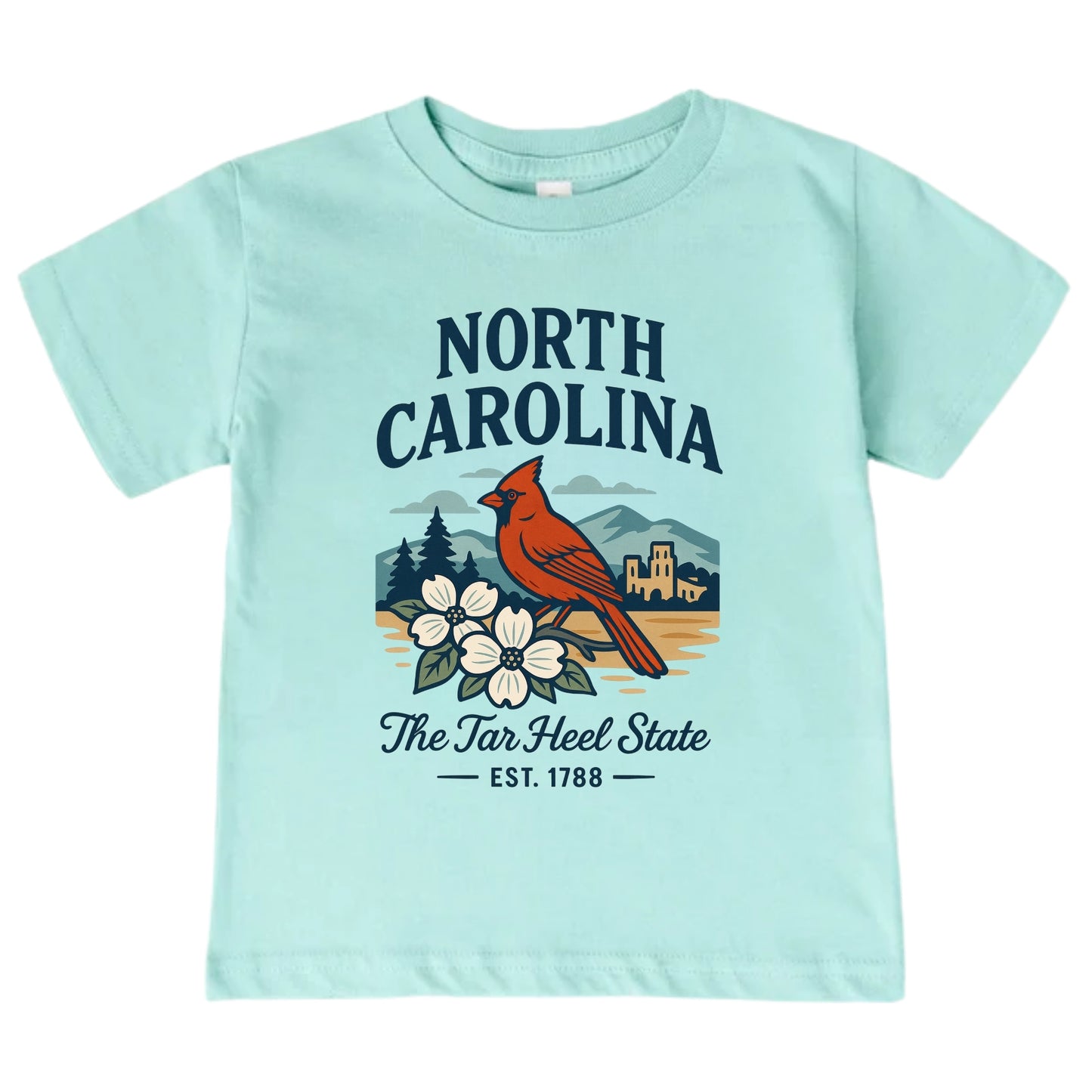 North Carolina Baby Bodysuit for Baby Boys and Girls