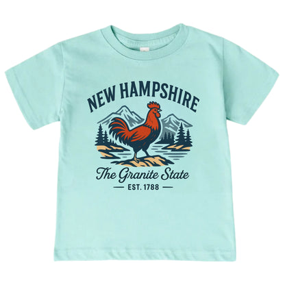 New Hampshire Vacation Kids Tshirt