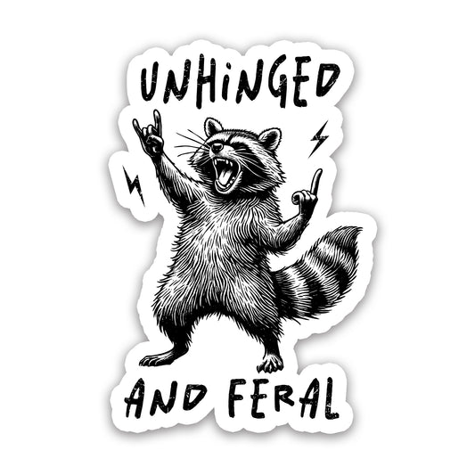 Feral Moms Social Club Vintage Sticker