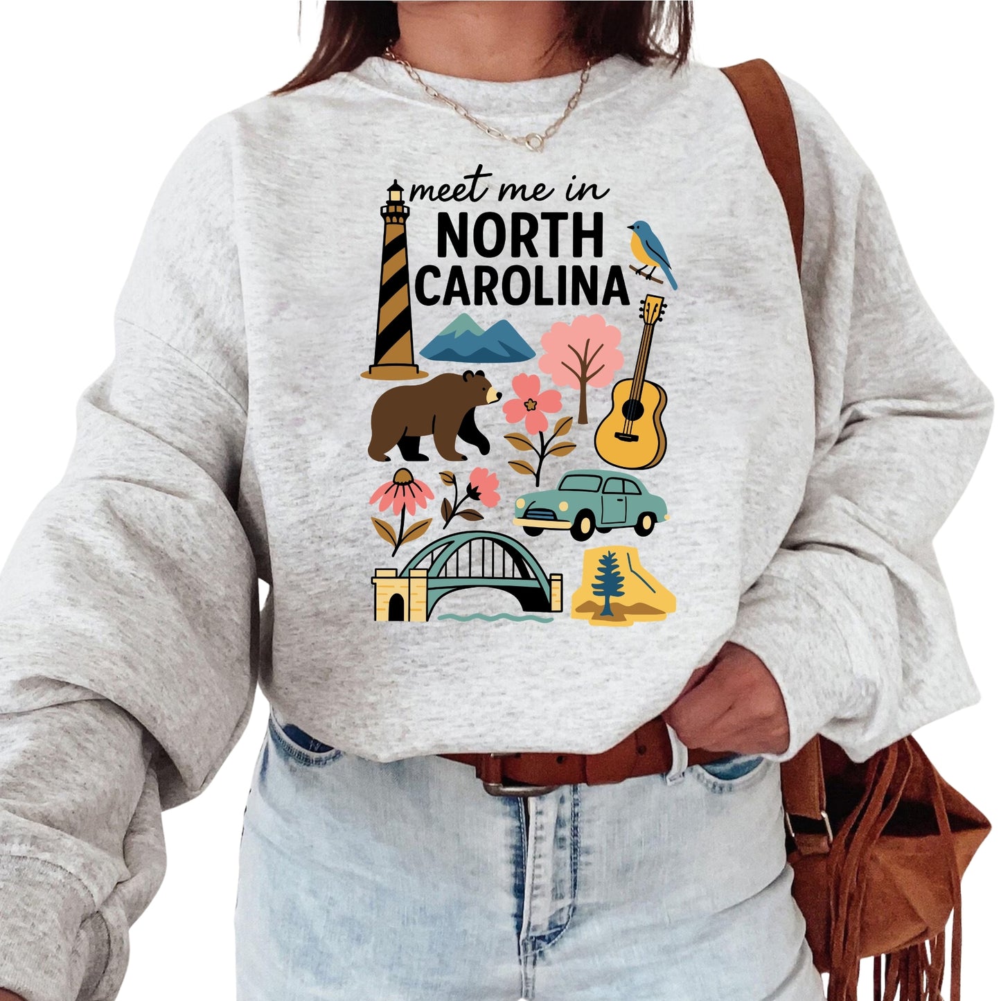 North Carolina Baby Onesie® - Kids Vacation T-Shirt