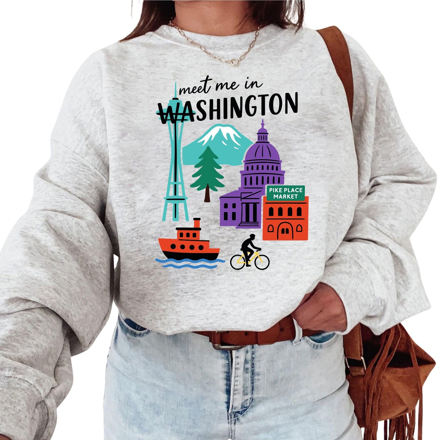 Washington Baby Onesie® - Kids Vacation T-Shirt