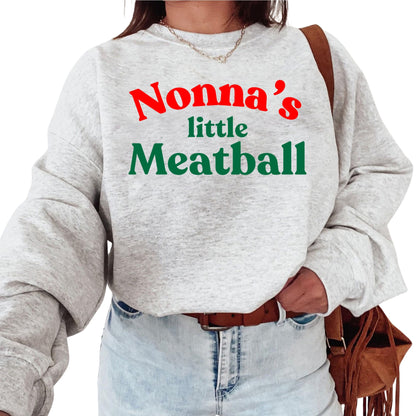 Nonna’s Little Meatball Baby Onesie ® – Italian Family Baby Bodysuit for Boys and Girls