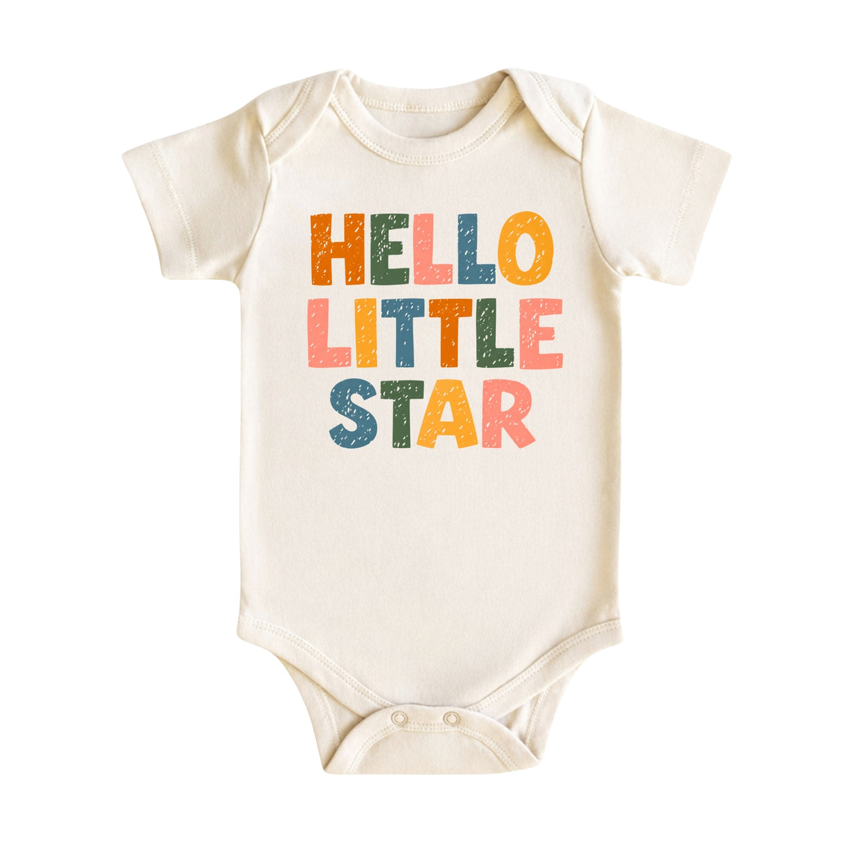 Hello Little Star Cotton Baby Bodysuit