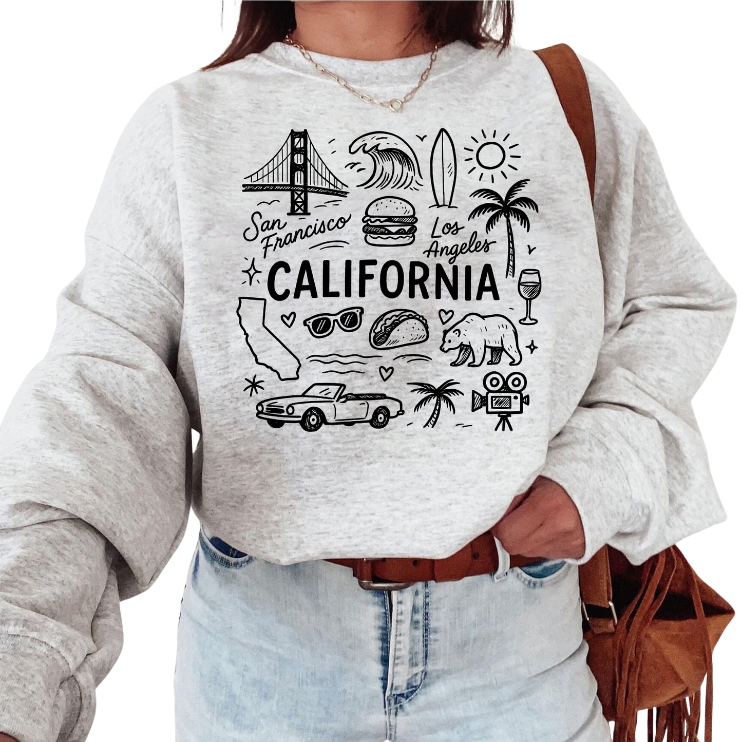 California Icons Baby Onesie ® – California Baby Bodysuit for Boys and Girls
