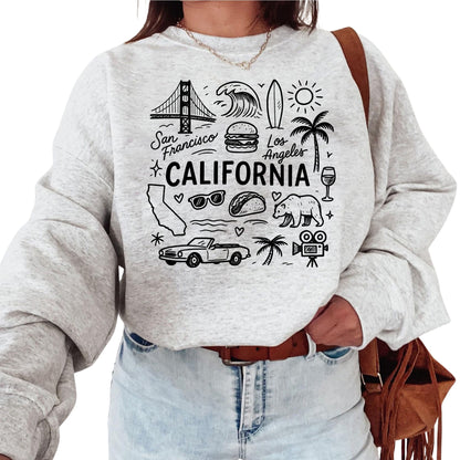 California Icons Baby Onesie ® – California Baby Bodysuit for Boys and Girls