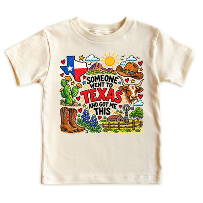 Texas Souvenir Tee for Kids