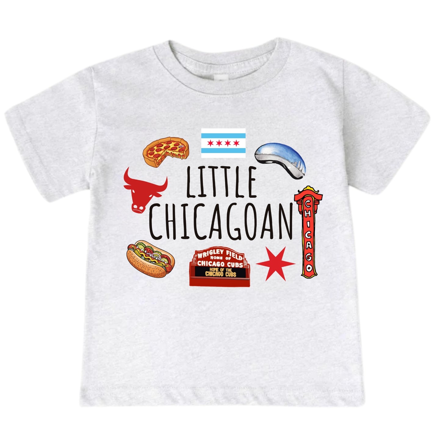 Little Chicagoan Baby ONESIE ®, Illinois Newborn Gifts - Baby Bodysuit for Boys Girls