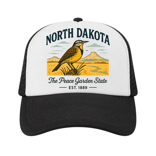 North Dakota Trucker Hat for Kids & Adults