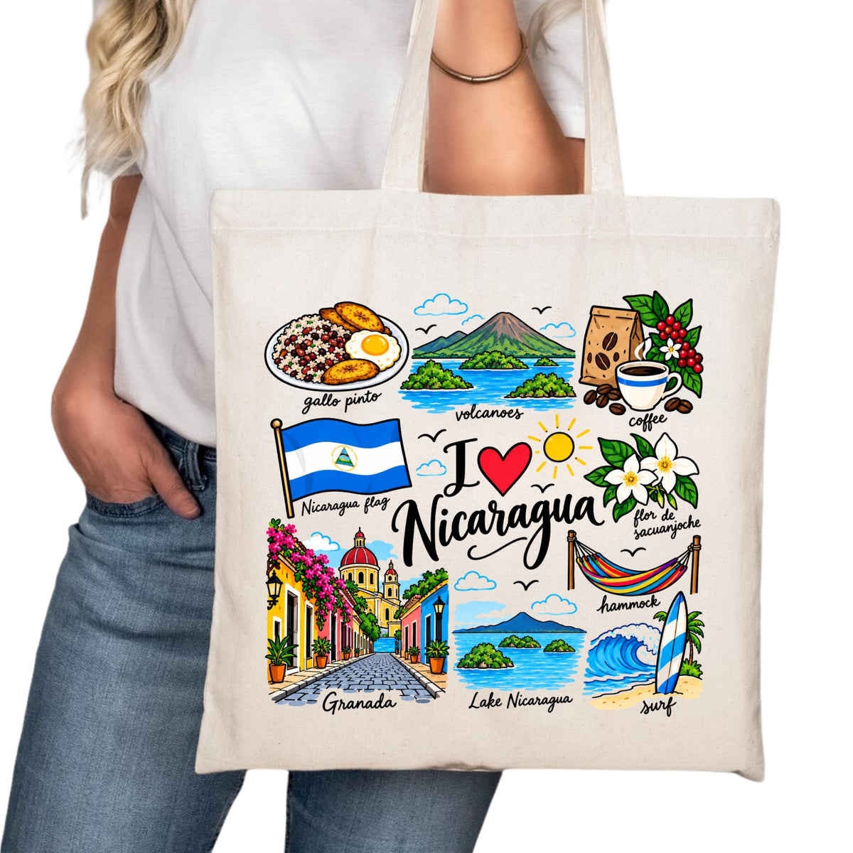 Nicaragua Tote Bag
