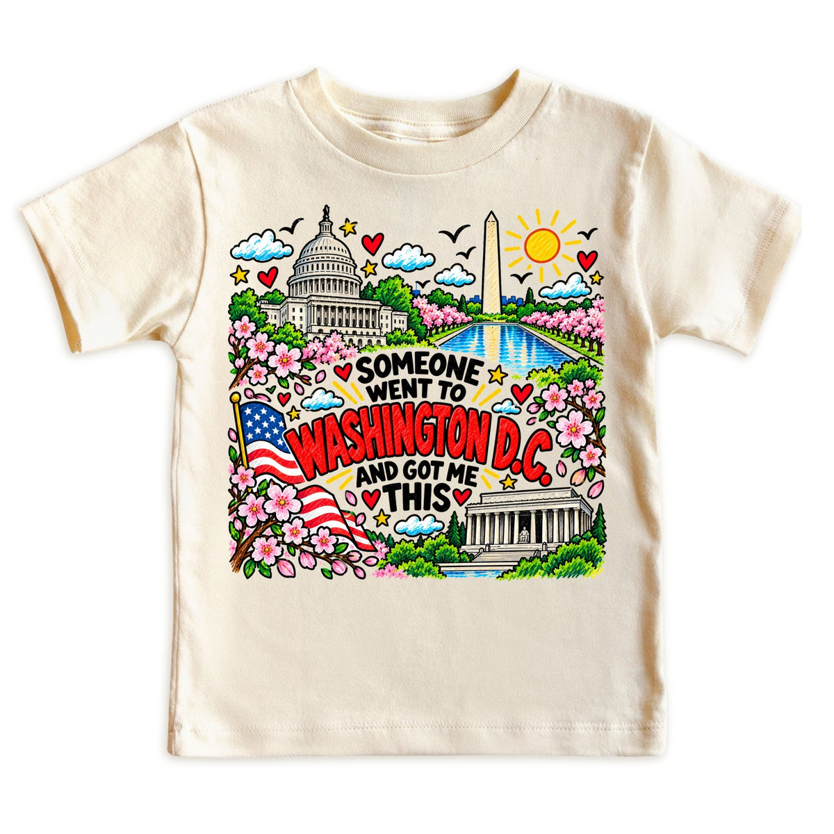Washington D.C. Tee for Boys Girls