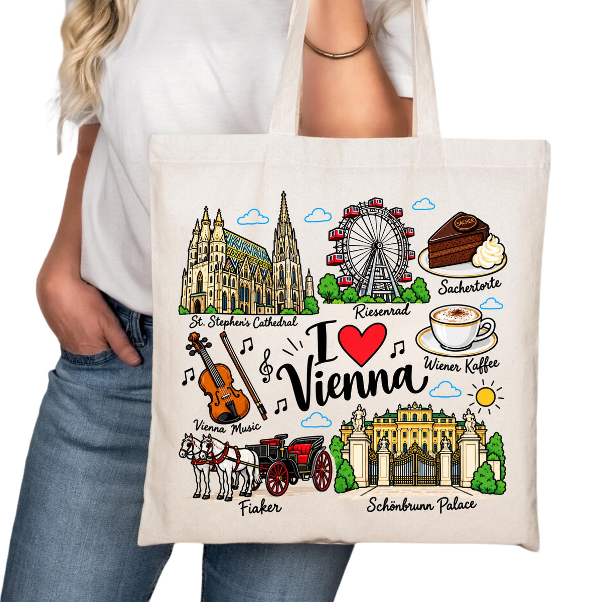 Vienna Tote Bag