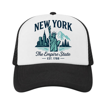 New York Trucker Hat for Kids & Adults - NYC Road Trip Vacation Gifts