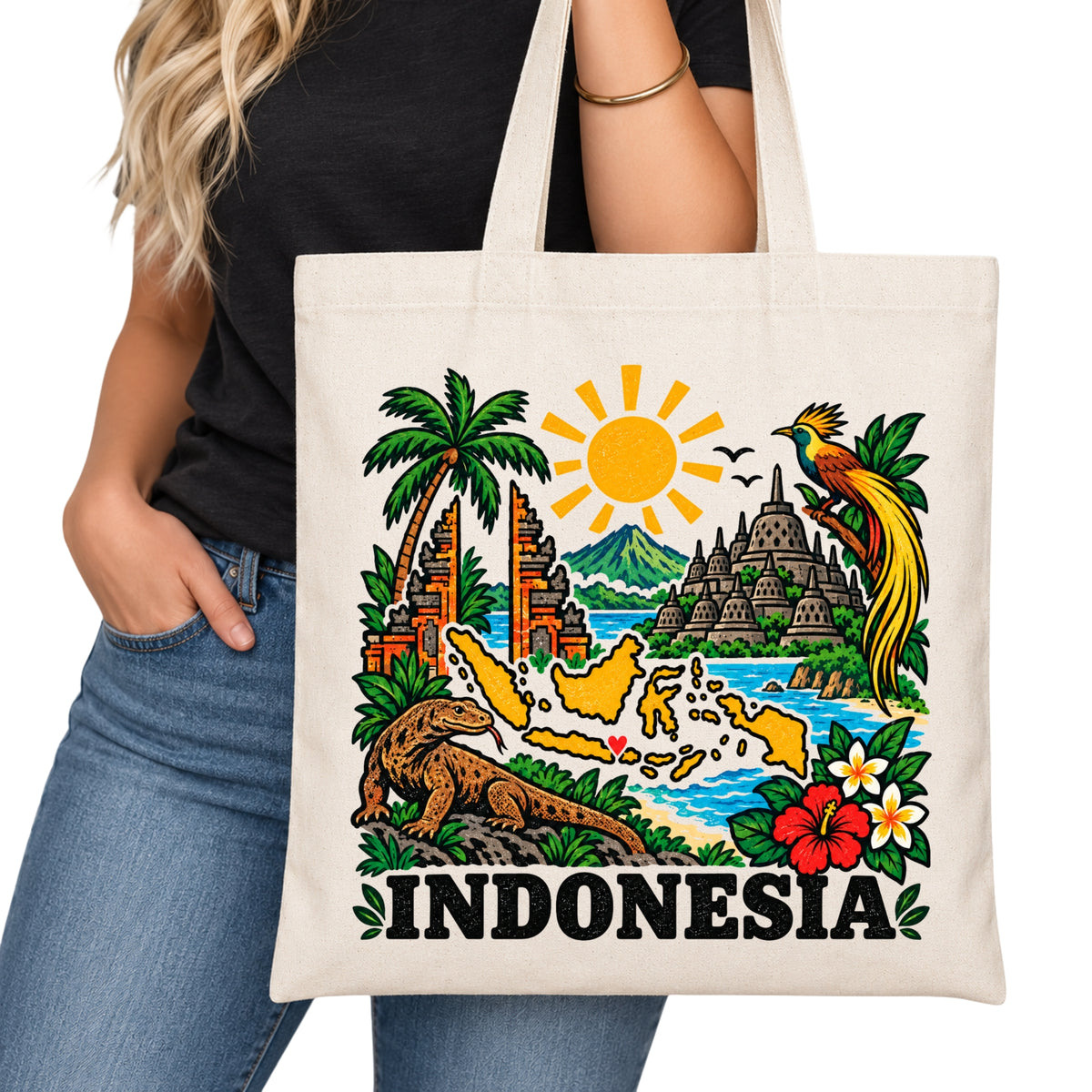Indonesia Tote Bag