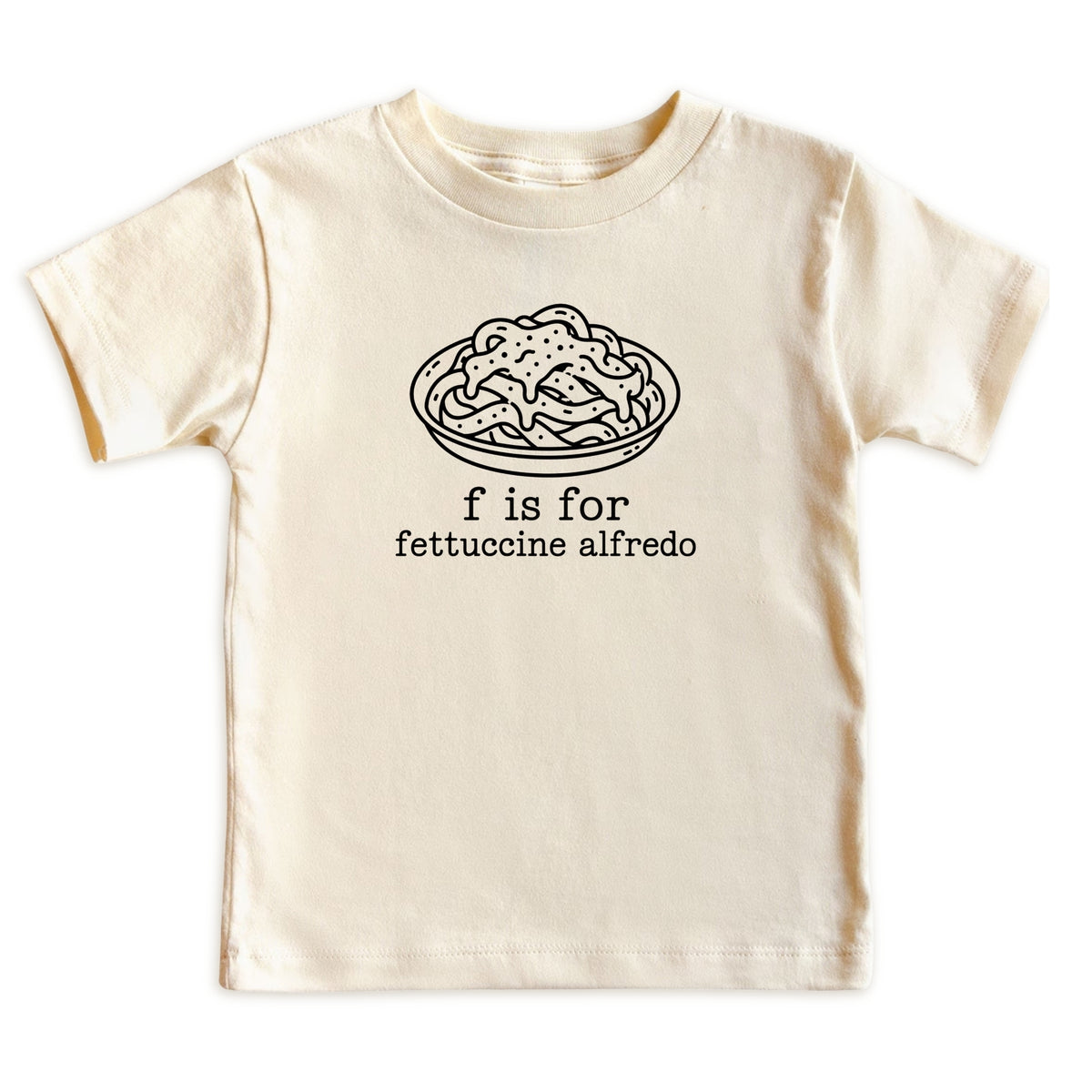 F Is for Fettuccine Alfredo Baby Bodysuit