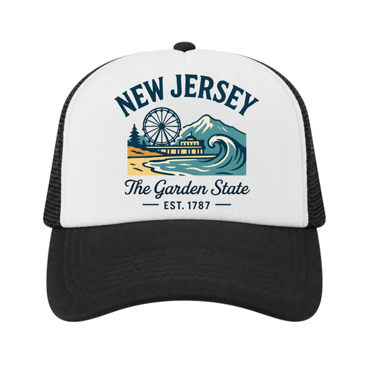 New Jersey Trucker Hat for Kids & Adults