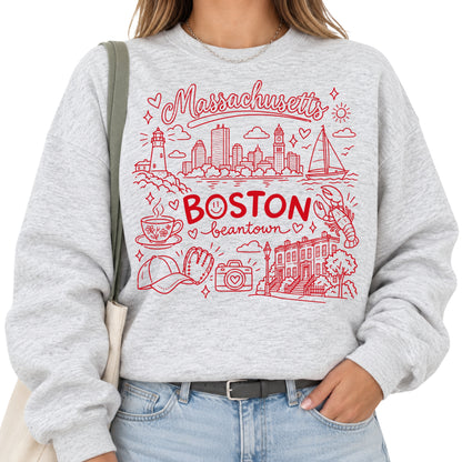 Boston Illustration T-Shirt