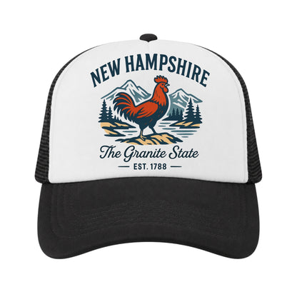 New Hampshire Trucker Hat for Kids & Adults