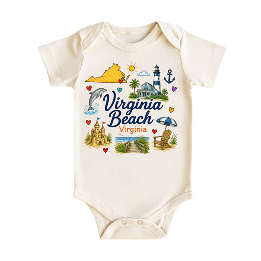 Virginia Beach Baby Bodysuit
