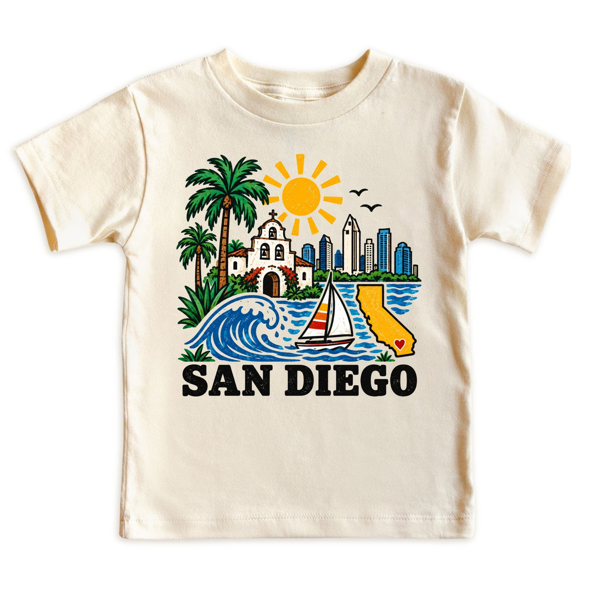 San Diego California Kids T-Shirt