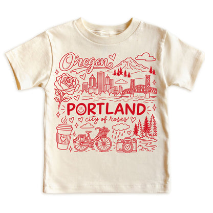 Portland Oregon Illustration T-Shirt