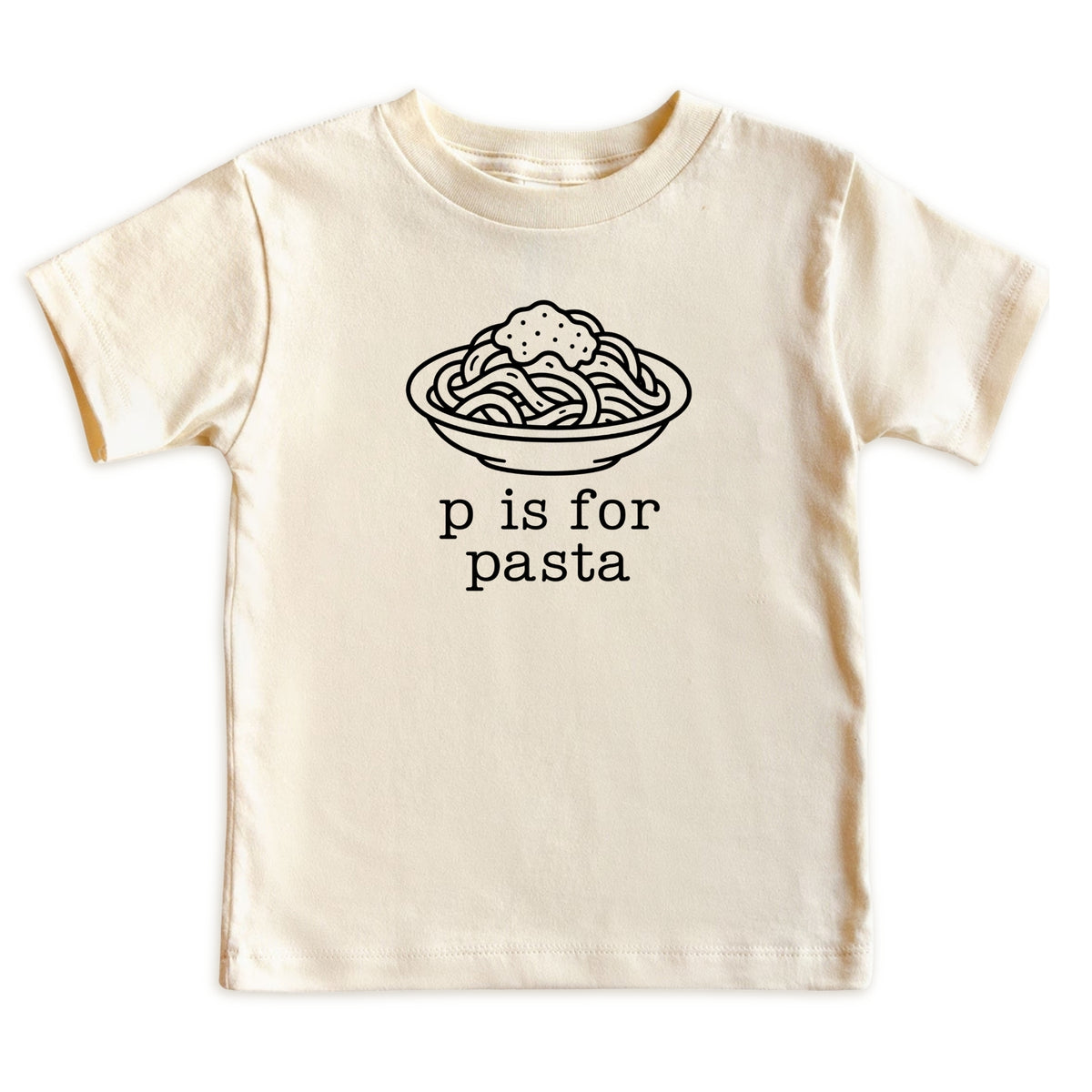 P Is for Pasta Baby Bodysuit