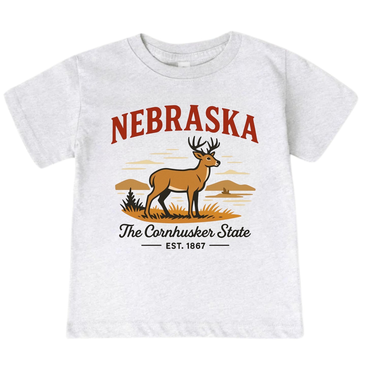 Nebraska Vacation Kids Tshirt