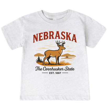 Nebraska Vacation Kids Tshirt