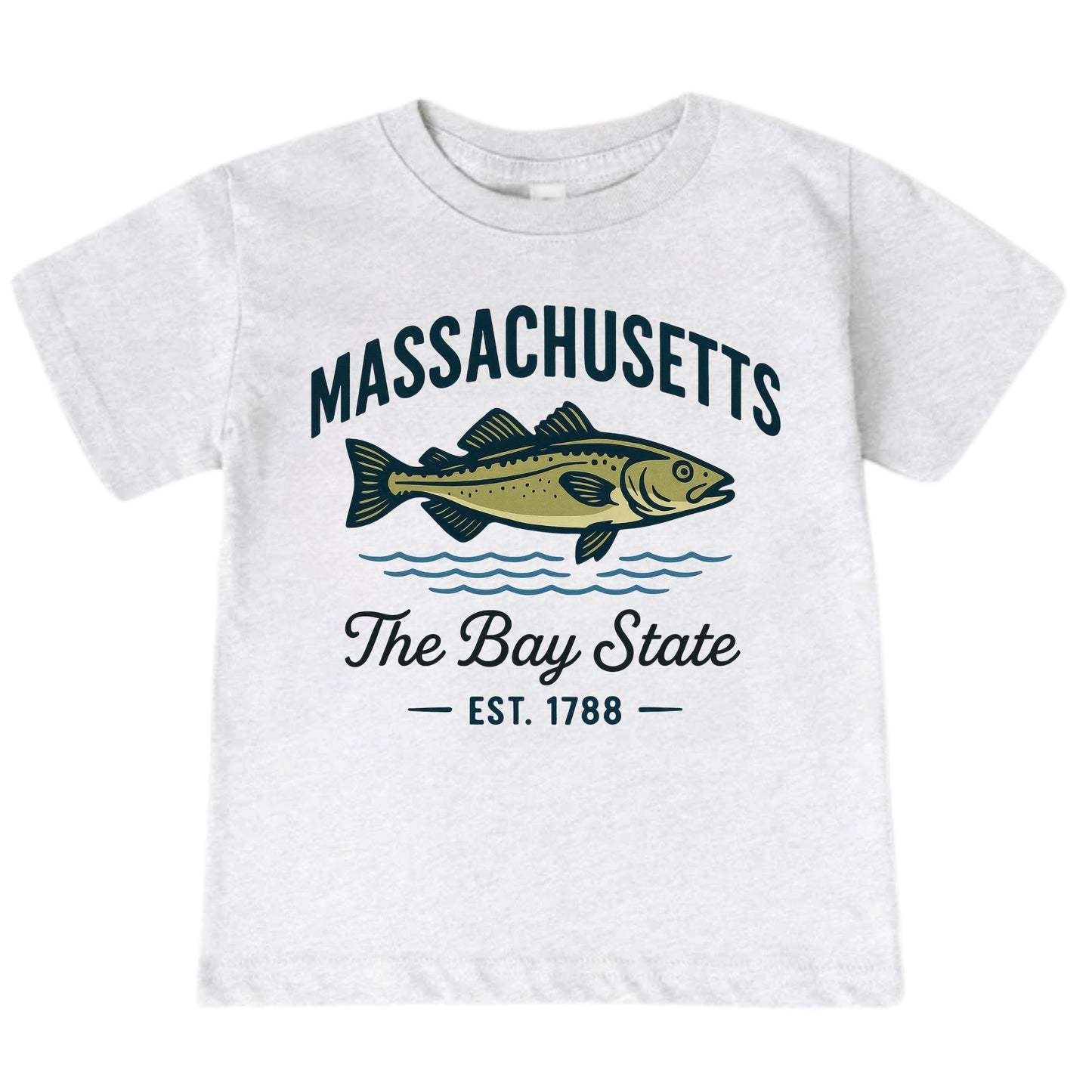 Massachusetts Vacation Kids Tshirt, Boston Worcester Springfield Family Trip Shirt