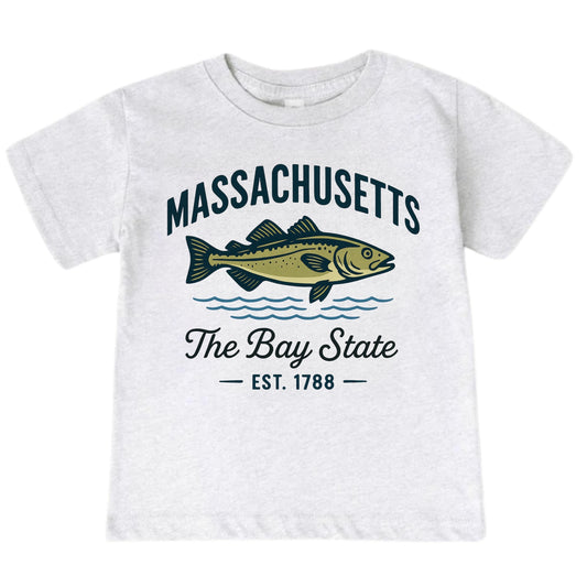 Massachusetts Vacation Kids Tshirt, Boston Worcester Springfield Family Trip Shirt