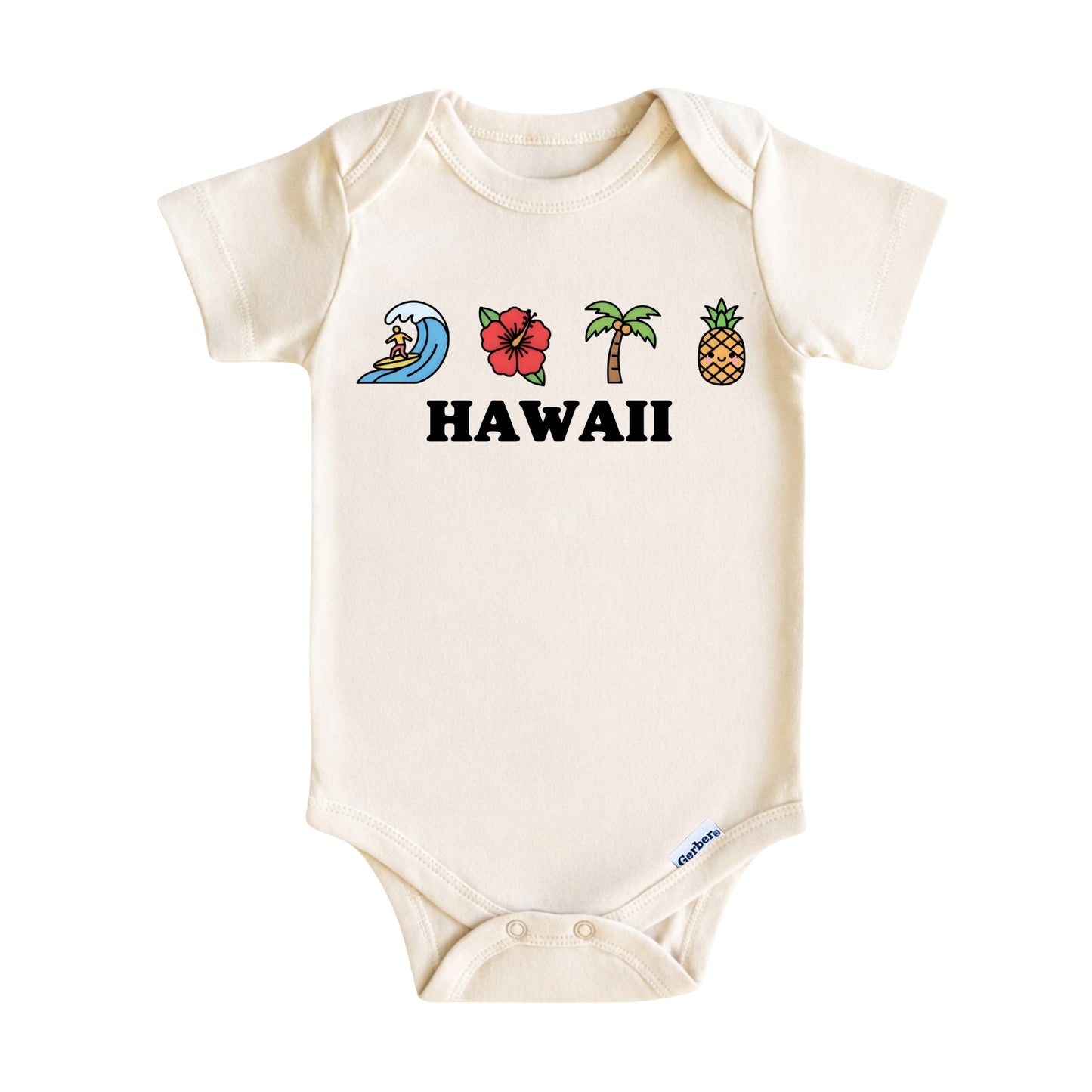 Hawaii Baby Onesie ®, Aloha State Baby Bodysuit for Boys Girls