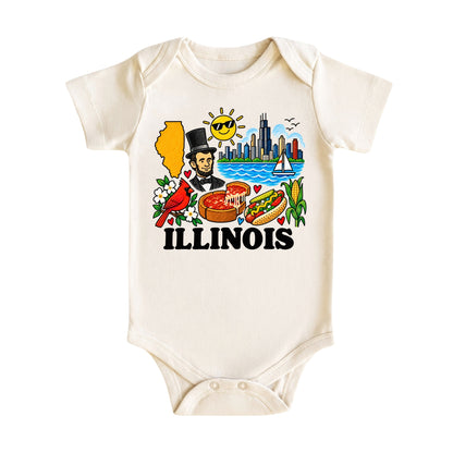 Illinois Baby Bodysuit