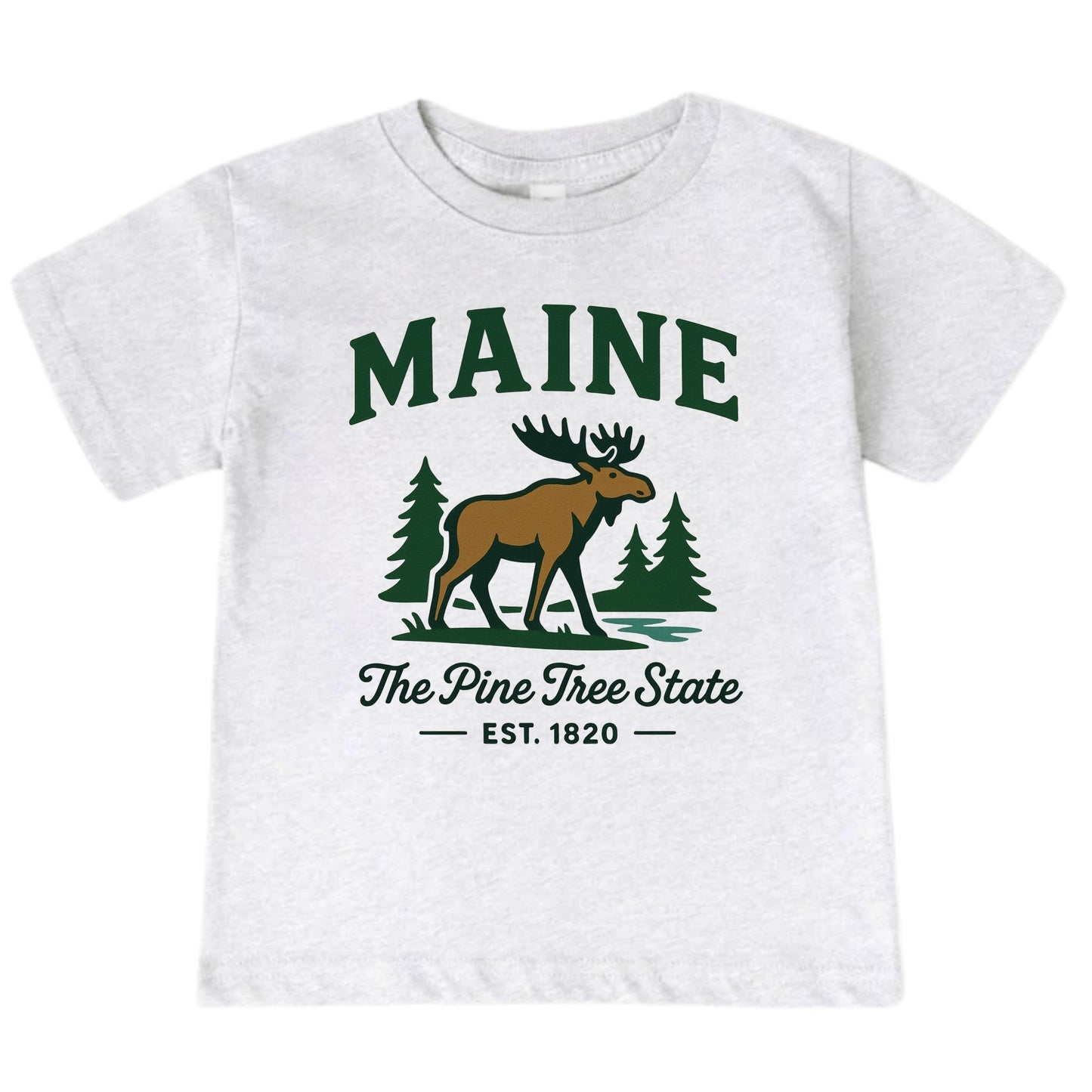 Maine Vacation Kids Tshirt, Portland Lewiston Bangor Family Trip Shirt