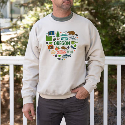 Oregon Kids Sweatshirt – Beaver State Icons