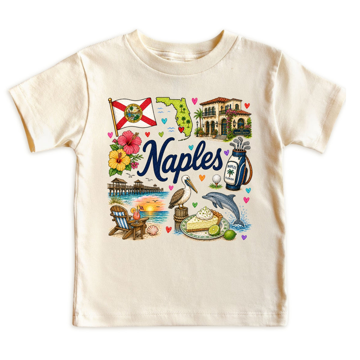 Naples Florida Baby Bodysuit for Boys Girls