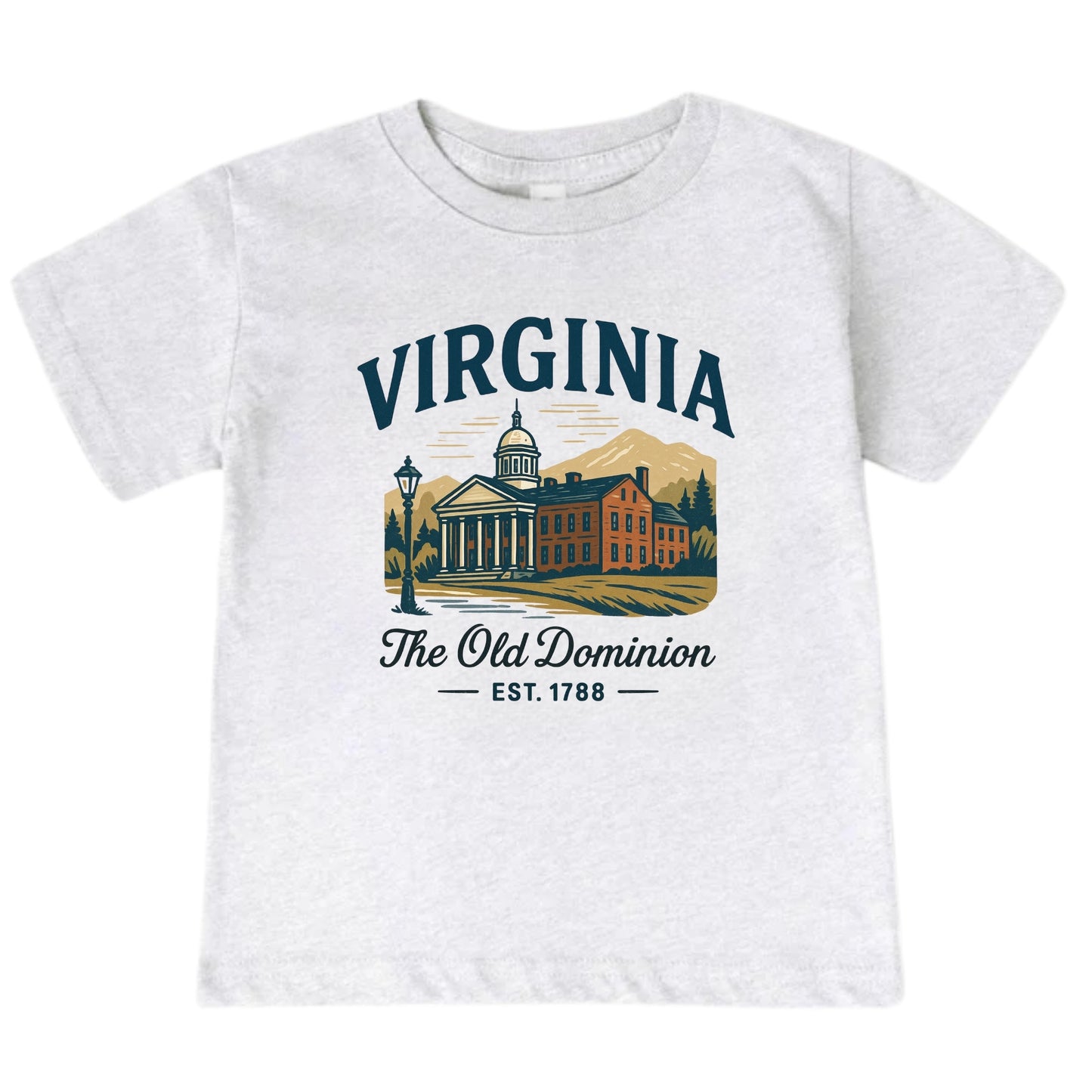 Virginia Vacation Kids Tshirt, Virginia Beach Richmond Norfolk Family Trip Shirt