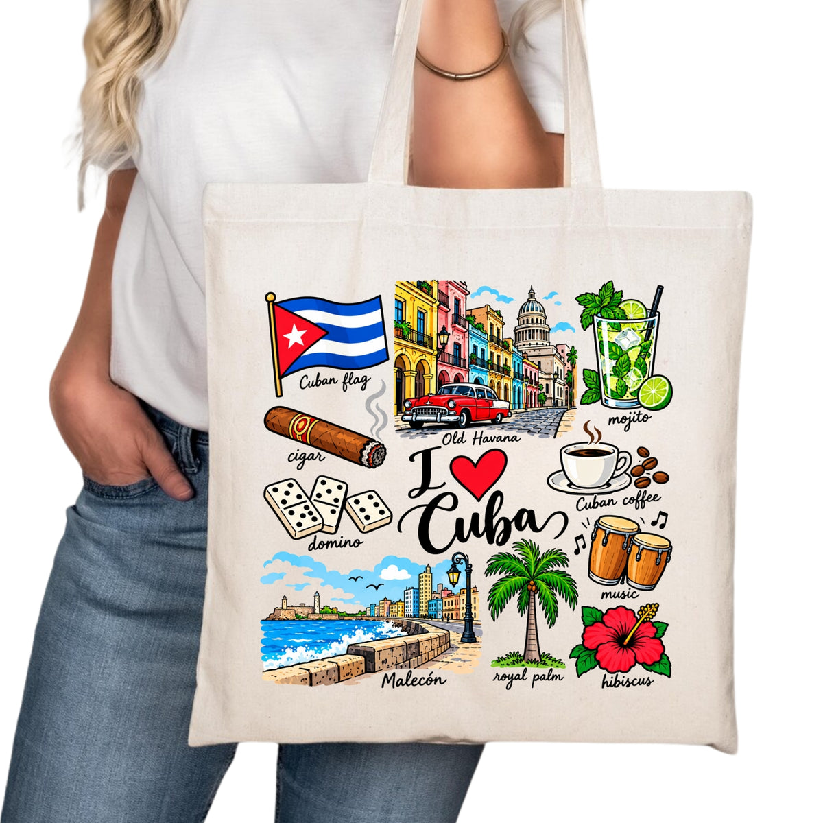 Cuba Tote Bag