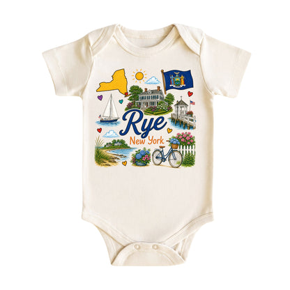 Rye New York Baby Bodysuit for Boys Girls