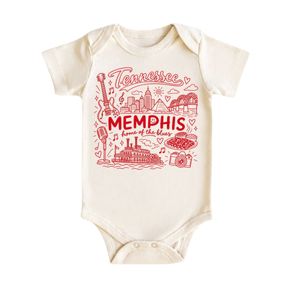 Memphis Illustration T-Shirt
