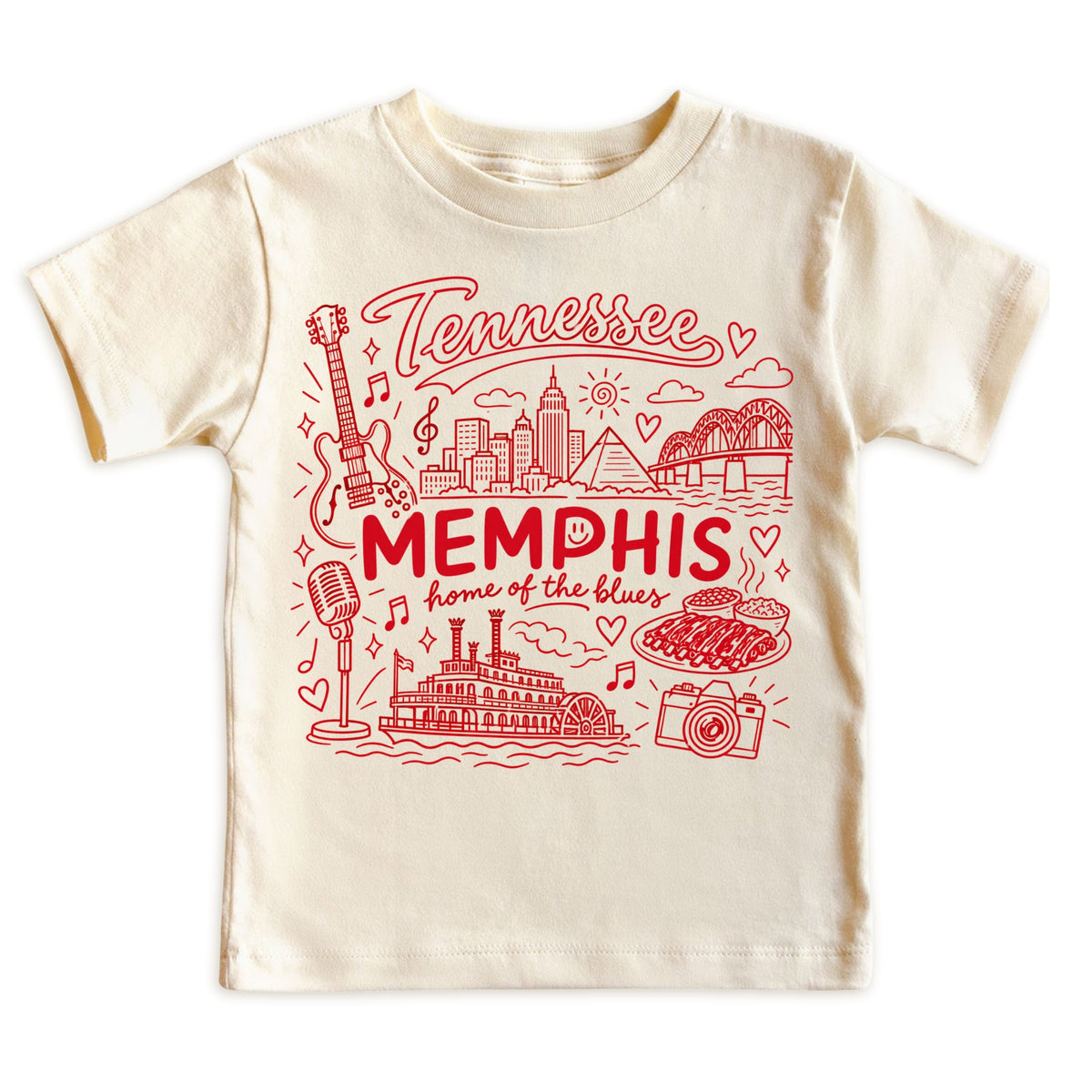 Memphis Illustration T-Shirt