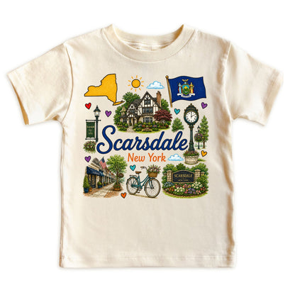 Scarsdale New York Baby Bodysuit for Boys Girls