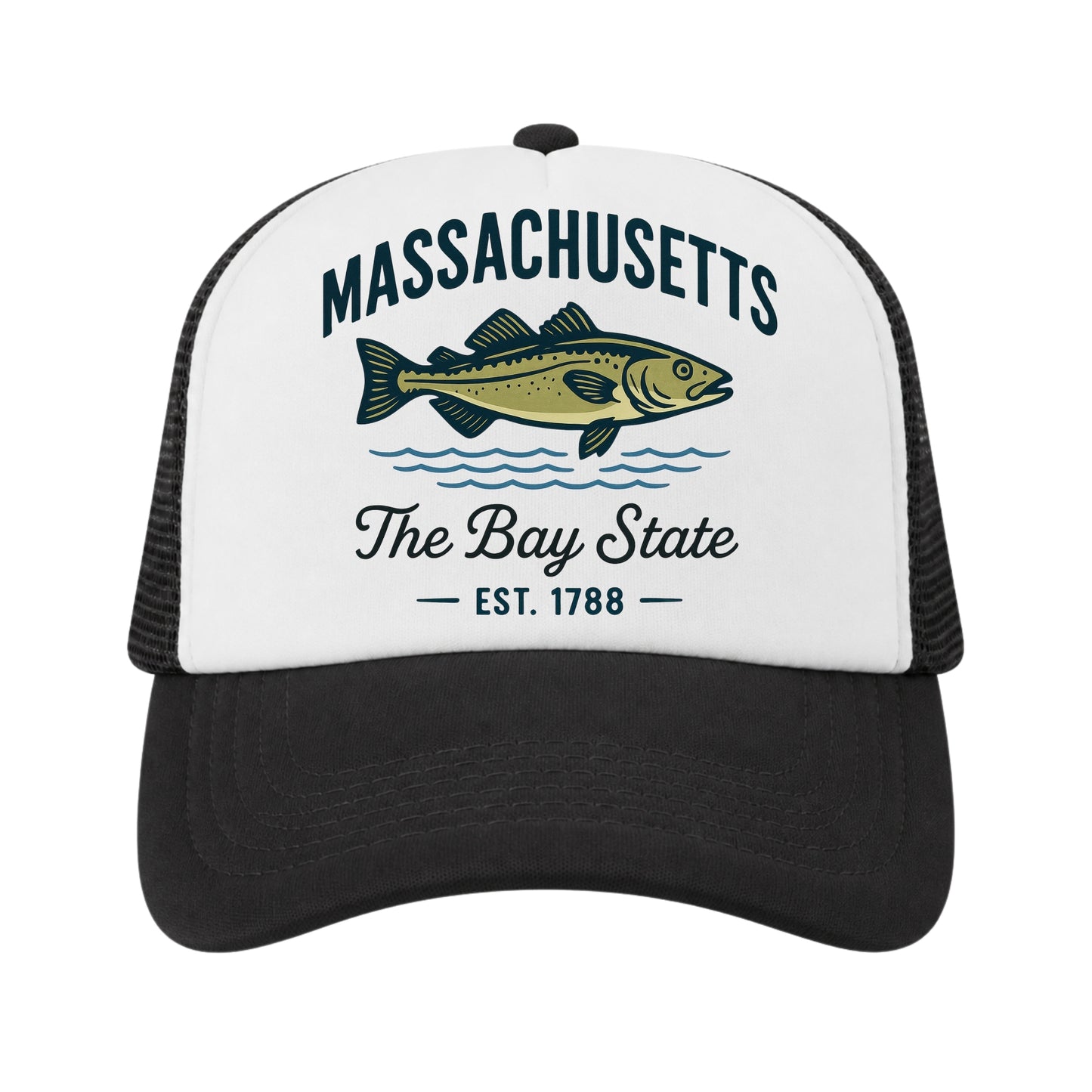 Massachusetts Trucker Hat for Kids & Adults, Massachusetts Road Trip Vacation Hat