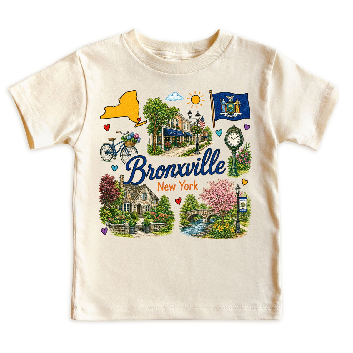 Bronxville New York Baby Bodysuit for Boys Girls