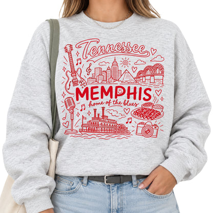 Memphis Illustration T-Shirt