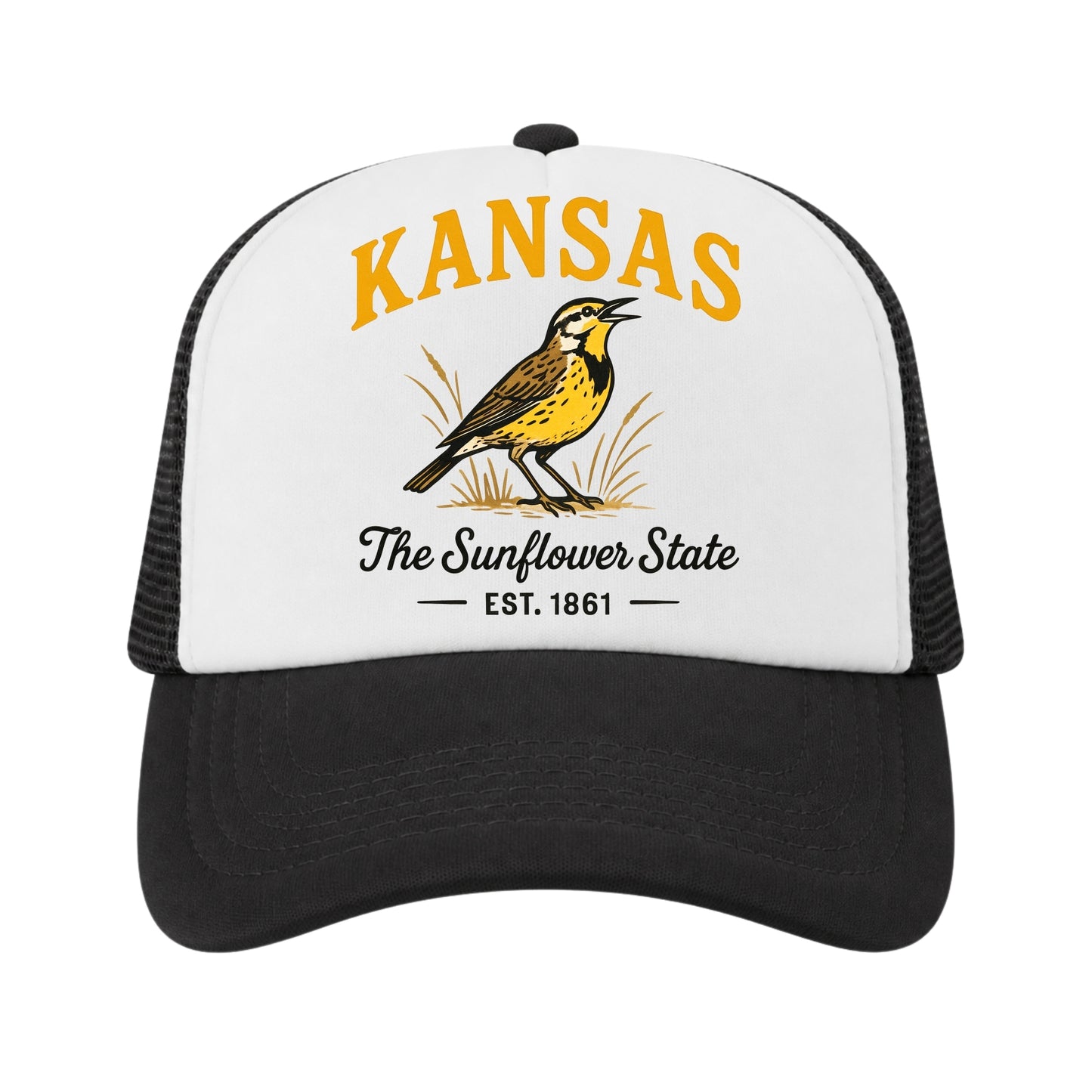 Kansas Trucker Hat for Kids & Adults, Kansas Road Trip Vacation Hat