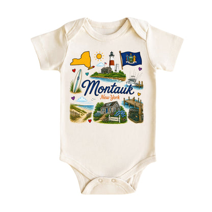 Montauk New York Kids T-Shirt