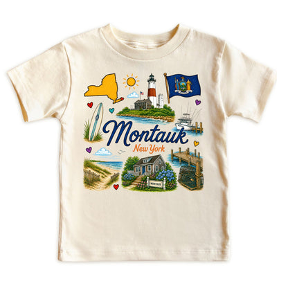 Montauk New York Kids T-Shirt